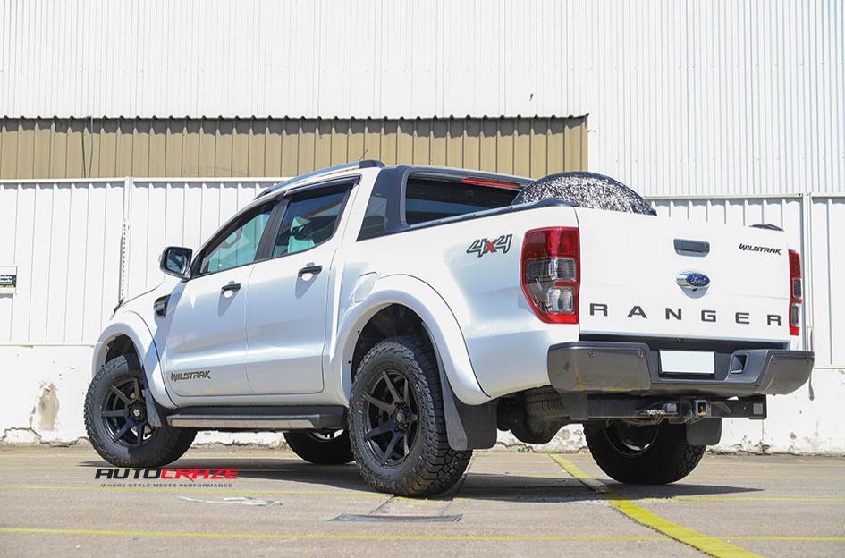 FORD RANGER AVALANCHE MATTE BLACK FRONT MILLED